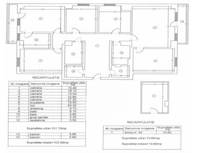 Apartament PREMIUM 5 camere, 160 mp, Pacurari  Popas
