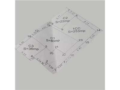 Teren 253mp+casa 116mp (demolabila), Copou  Sararie