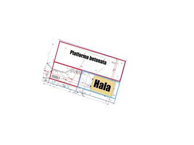 De inchiriat, platforma betonata 1500 MP, parc industrial Miroslava