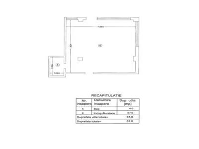 Spatiu comercial 221 mp, Centru  Bucsinescu