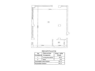 Spatiu comercial 221 mp, Centru  Bucsinescu