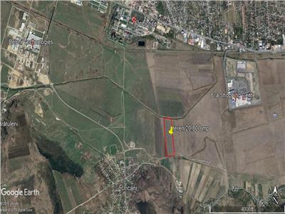 teren 20.800 mp, in Uricani ,langa soseaua de centura