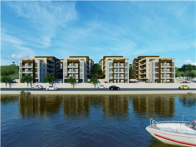 Mutare imediata! Apartament 1 camera 44.7 mp cu vedere la lac gradina si loc de parcare incluse