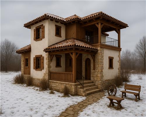 Casa premium P+1E+M, 308,52 mp, finisaje de lux