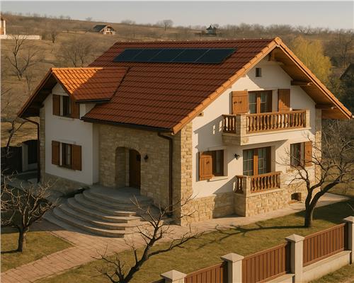Casa de Lux in Livada cu Ciresi Eleganta, Confort si Panorama de Vis
