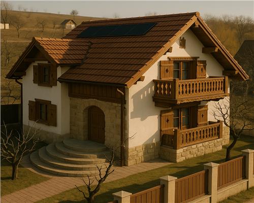 Casa de Lux in Livada cu Ciresi Eleganta, Confort si Panorama de Vis