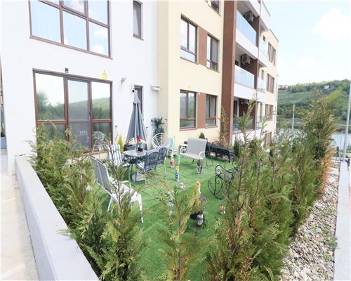 Apartament mobilat cu 2 camere si gradina, INTABULAT, Moara de Vant