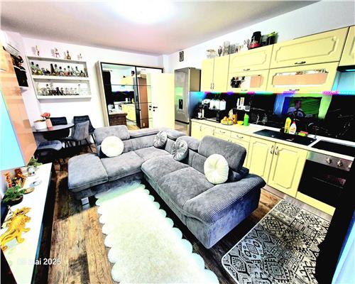 Apartament mobilat cu 2 camere si gradina, INTABULAT, Moara de Vant