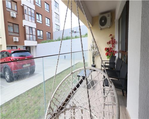 Apartament mobilat cu 2 camere si gradina, INTABULAT, Moara de Vant