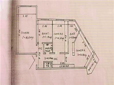 Apartament de 3 camere decomandat, 75mp, Nicolina Rond Vechi