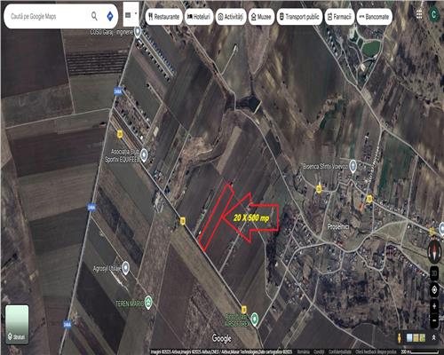 Teren intravilan, 640 mp, pentru construire  casa , UAT Miroslava