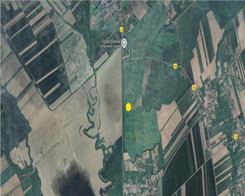 Teren agricol 64 ha, 800 m deschidere