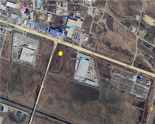 Teren 10.000 mp, industrial/comercial, utilitati