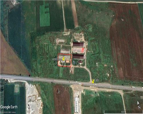 Teren industrial 4.800 mp cu acces din E85 Iasi, zona Letcani