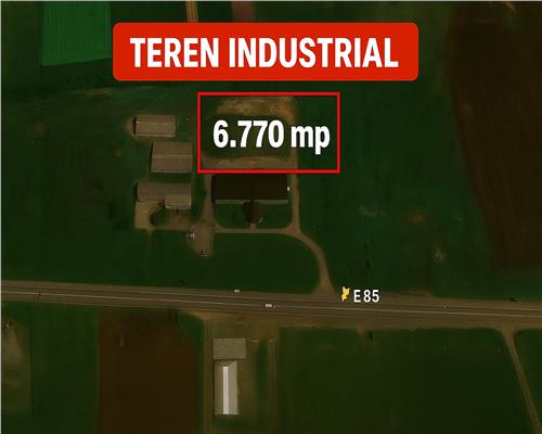Proprietate industriala, zona Letcani, 6.770 mp teren cu hala si platforma betonata