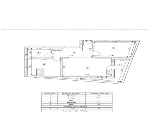 Apartament 2 camere INTABULAT TATARASI