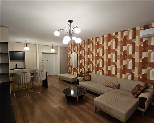 Apartament mobilat si utilat premium, 3 camere,  Silk District, etaj intermediar