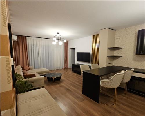 Apartament mobilat si utilat premium, 3 camere,  Silk District, etaj intermediar