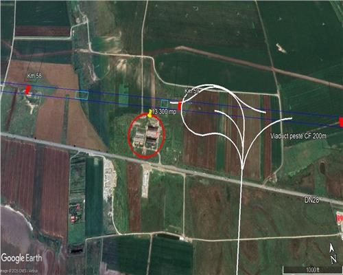 OPORTUNITATE: Ansamblu industrial 13.300 mp, acees direct din E85, zona  Letcani