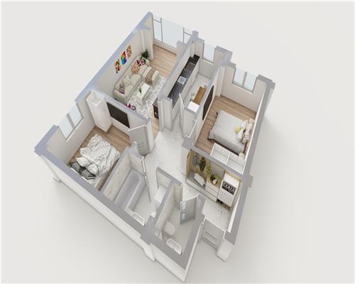Tva inclus, 3 camere, decomandat, 2 bai, lift,complex premiumrond ERA