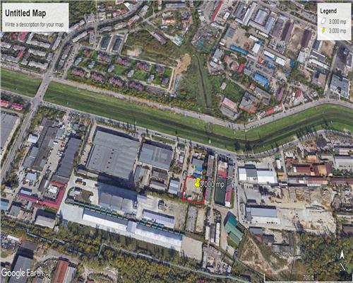 Teren intravilan industrial 3000 mp , Bulevardul Chimiei Iasi