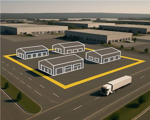 Proprietate industriala 6770 mp cu hala si platforma betonata,  Letcani, acces E85